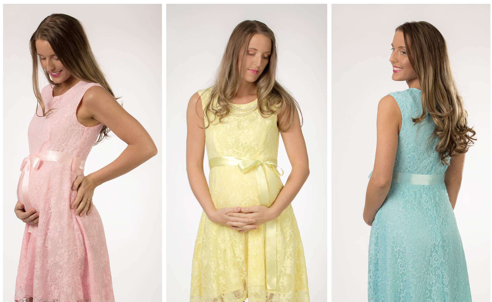 Lace Maternity Dress for Photoshoot Baby Shower Regular Plus Size Dresses