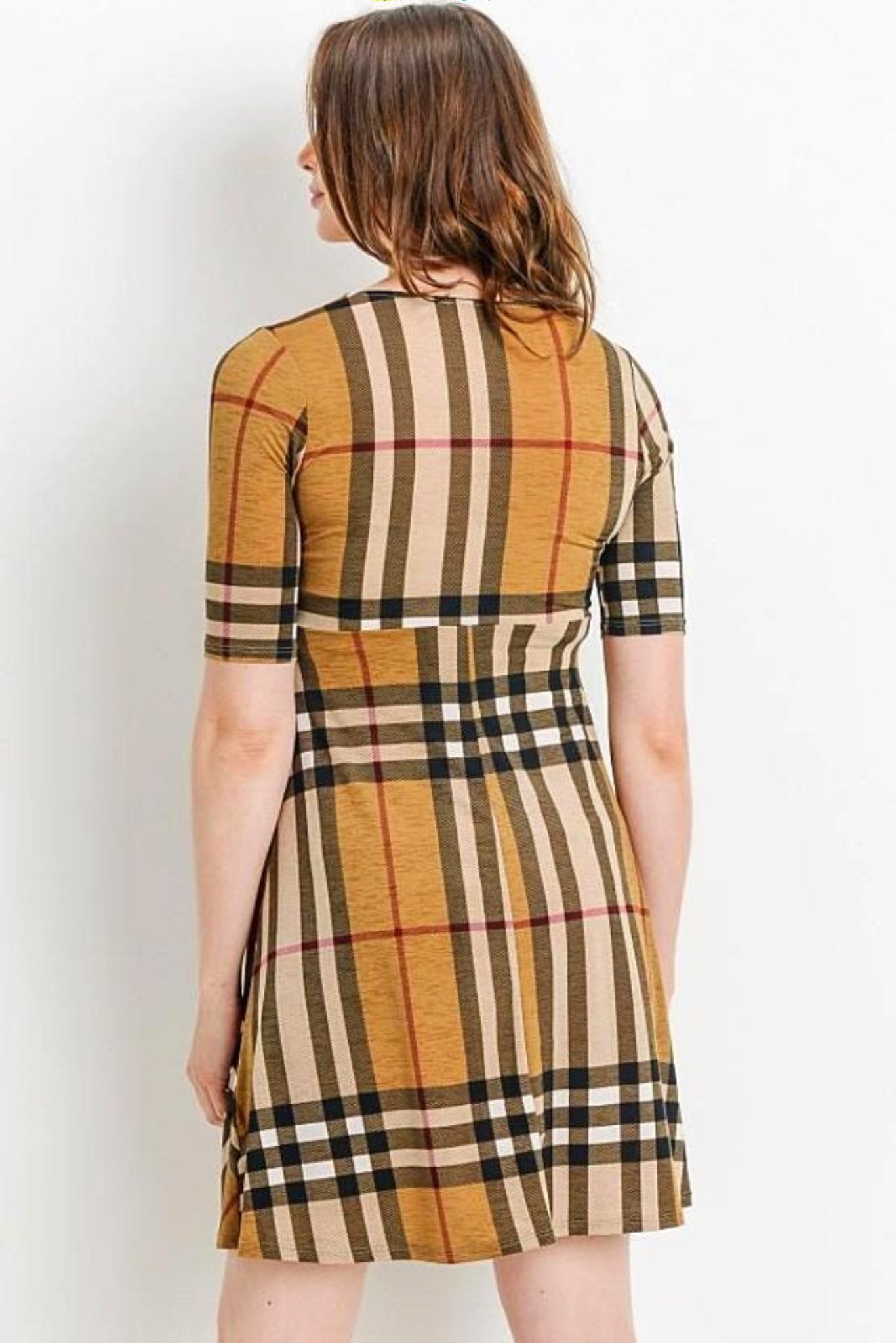Taupe Maternity & Nursing dress