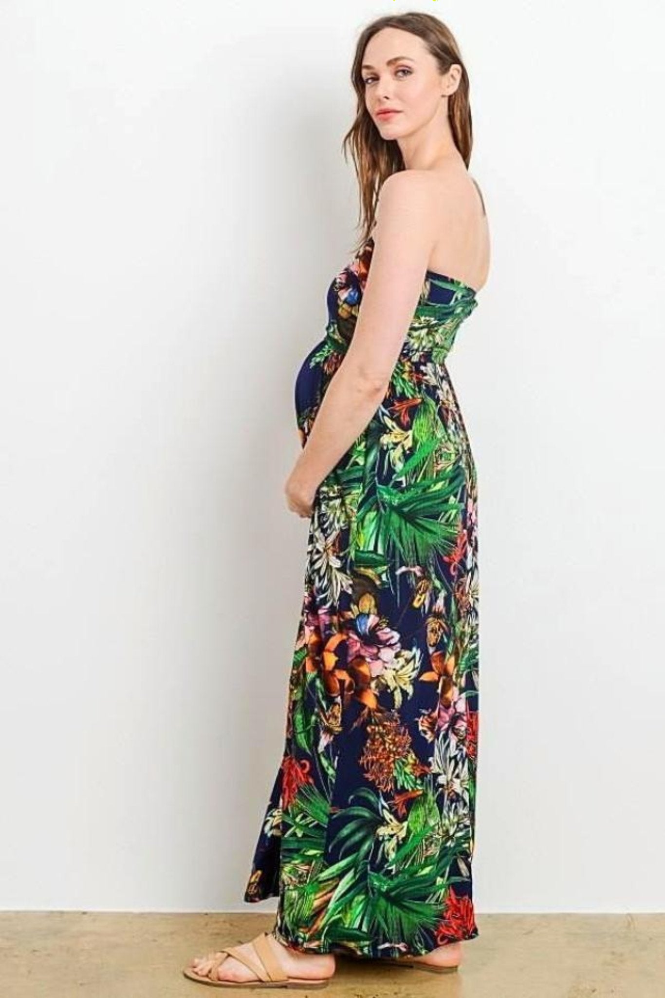 Maxi Tube Dress With Pocket