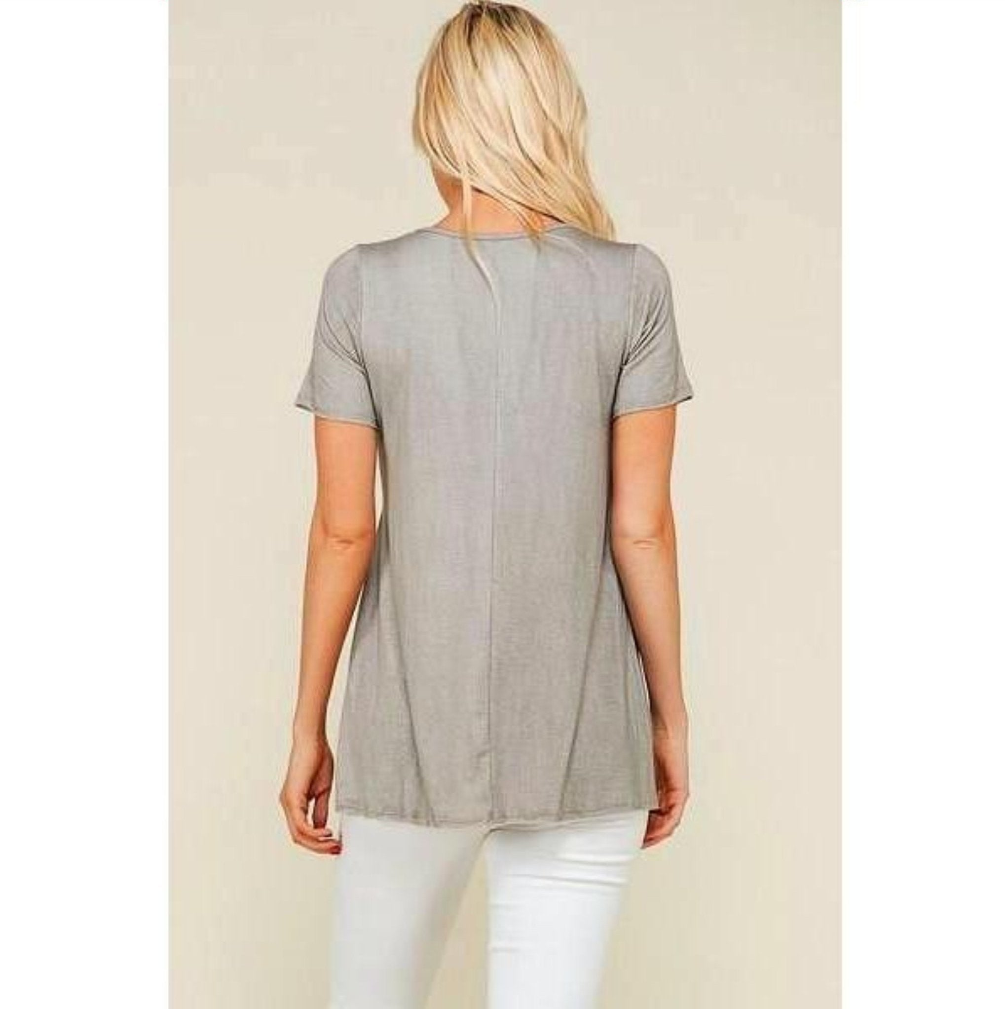 Short Sleeve Maternity Top - MaternityNBeyond
