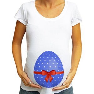 Maternity Short Sleeve Easter Egg T-shirt