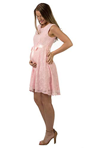 Lace Maternity Dress for Photoshoot Baby Shower Regular Plus Size Dresses