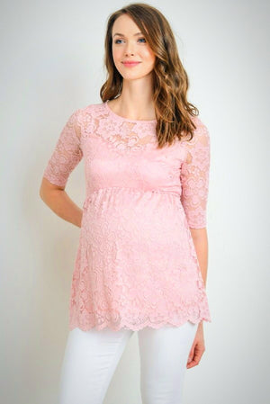 Lace Maternity Top - ON SALE