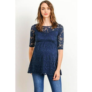 Lace Maternity Top - MaternityNBeyond