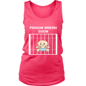 Prison Break Pregnancy Tank Light Print