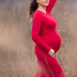 Long Maternity Photoshoot Dress