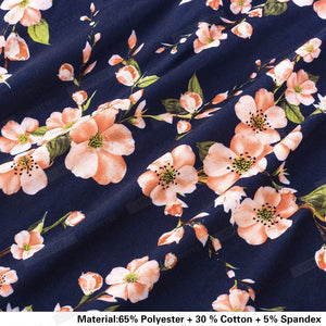 Floral Print Sleeveless Knee-Length Dress