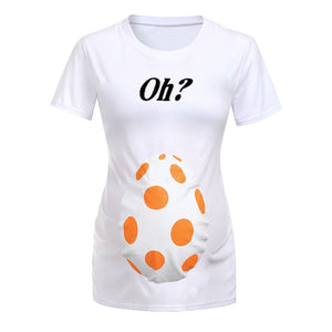 Maternity Easter Egg Print T-Shirt