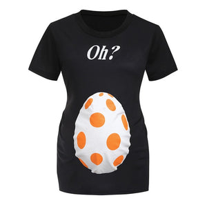 Maternity Easter Egg Print T-Shirt