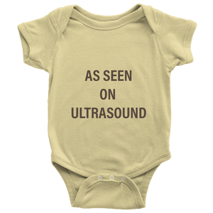 Ultrasound Baby Onesie NB-24M - Dark Print